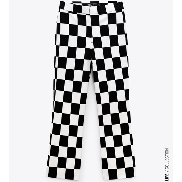 Zara Pants - Zara Checkered Board Pants